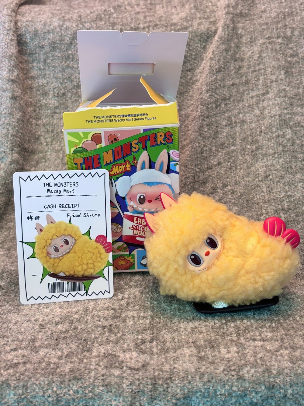 Labubu The Monsters Wacky Mart blind box series | Fried Shrimp |POP MART figure